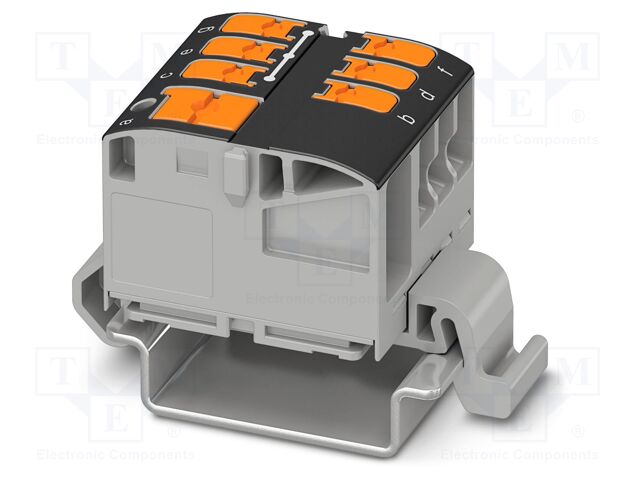 Splice terminal: rail; 24A; 690V; push-in; PA; L: 29.2mm; 0.14÷4mm2