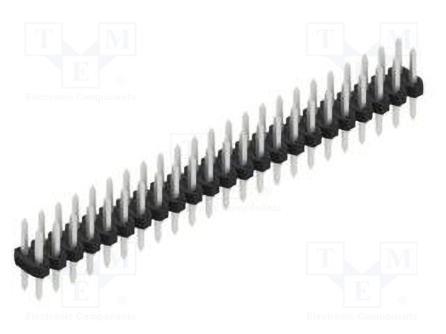 Connector: pin strips; pin header; male; PIN: 46; 2mm; THT; 2x23