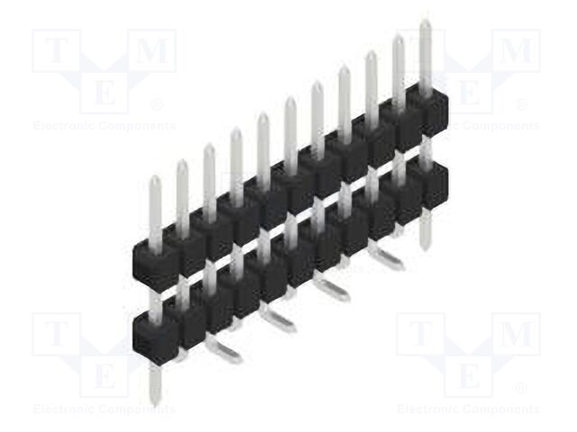 Connector: pin strips; pin header; male; PIN: 11; 2.54mm; SMT; 1x11