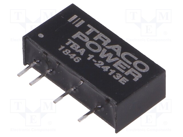 Converter: DC/DC; 1W; Uin: 21.6÷26.4V; Uout: 15VDC; Iout: 660mA; SIP7