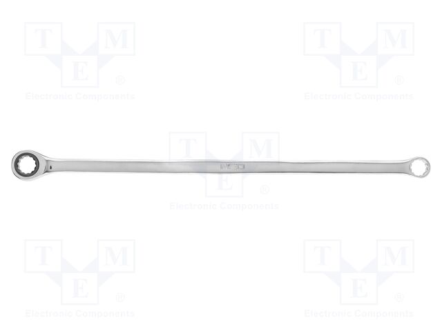 Wrench; box,with ratchet; 13mm; Chrom-vanadium steel; L: 360mm