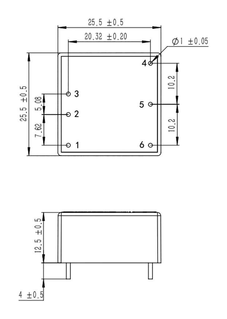 Converter: DC/DC; 15W; Uin: 18÷75VDC; Uout: 9VDC; Iout: 1.67A; PCB