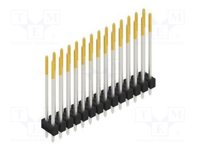 Connector: pin strips; pin header; male; PIN: 28; 2.54mm; THT; 2x14