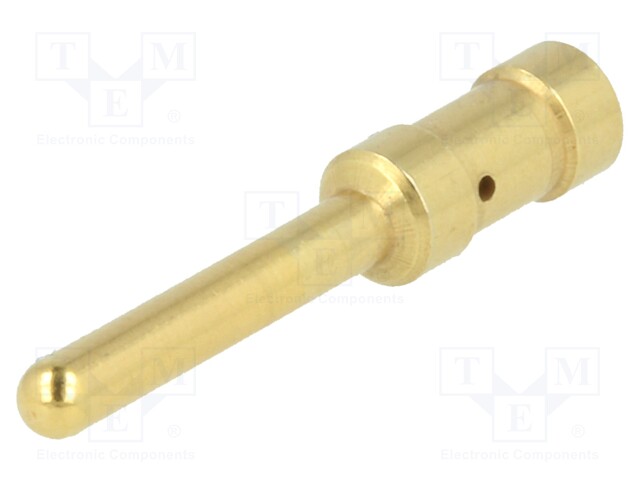 Contact; male; 4mm2; 12AWG; Han E HMC; gold-plated; crimped; 16A