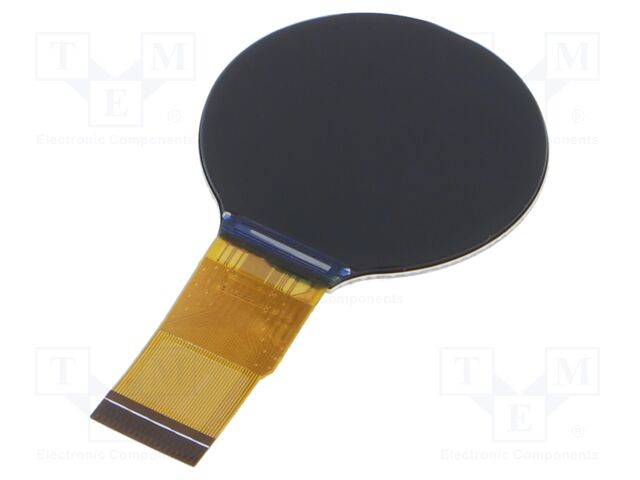 Display: TFT; 1.3"; 240x240; Illumin: LED; 32.4x32.4mm; 500cd/m2