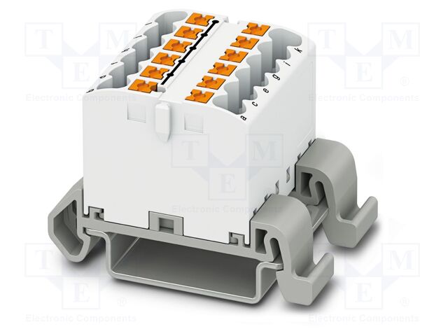 Splice terminal: rail; 24A; 690V; push-in; PA; 0.14÷4mm2; W: 31.5mm