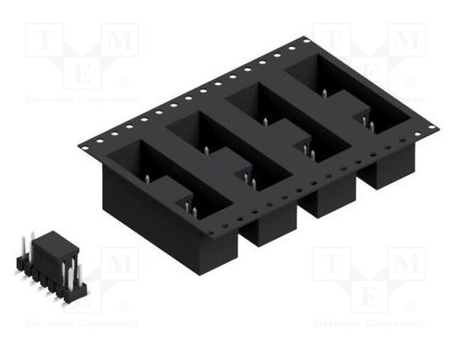 Connector: pin strips; pin header; male; PIN: 14; 2.54mm; SMT; 2x7