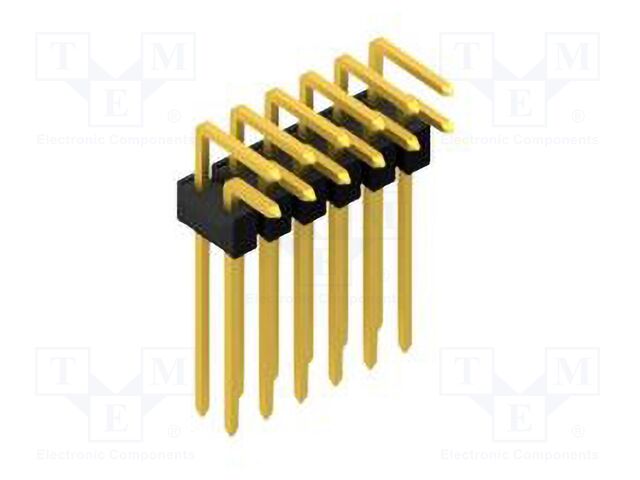 Connector: pin strips; pin header; male; PIN: 12; 2.54mm; THT; 2x6