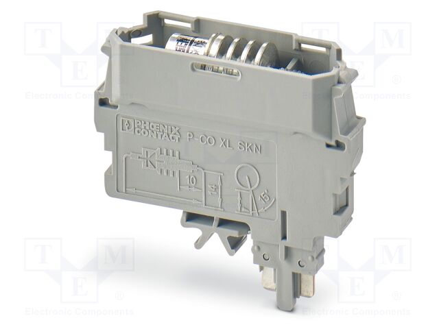 Connector: plug-in; 1.25A; 400V; PA; L: 37.5mm; ways: 1; W: 12.3mm