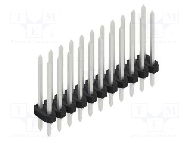 Connector: pin strips; pin header; male; PIN: 22; 2mm; THT; 2x11