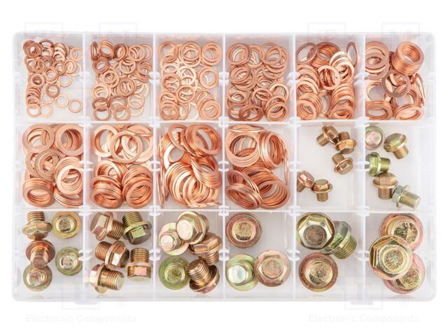 Hexagon head screw plug; 534pcs.