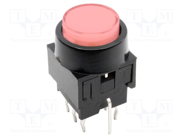 Switch: push-button; Pos: 2; DPDT; 0.1A/30VDC; transparent; THT