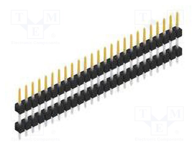 Connector: pin strips; pin header; male; PIN: 25; 2.54mm; THT; 1x25