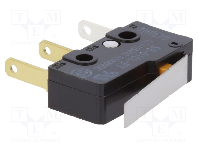 Microswitch SNAP ACTION; with lever; SPDT; 0.1A/125VAC; ON-(ON)