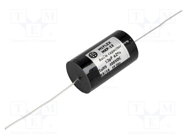 Capacitor: polypropylene; 12uF; 400VDC; ±2%; Ø26.4x44mm; -25÷85°C