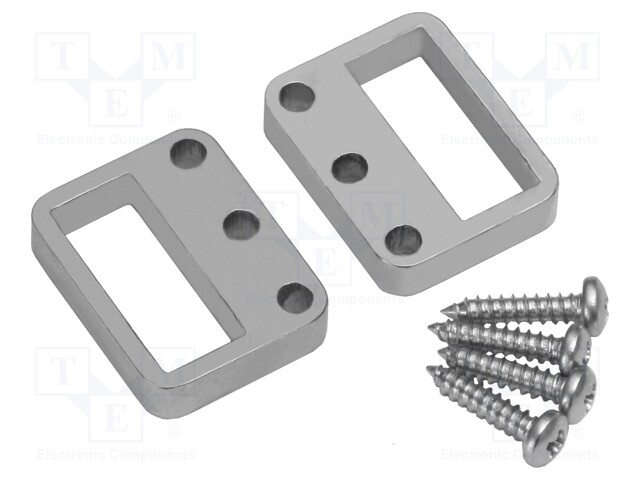 Holder; zinc plated steel; Application: SURFACE10; V: straight