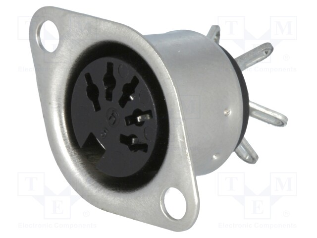 Socket; DIN; female; PIN: 5; Layout: 180°; soldering