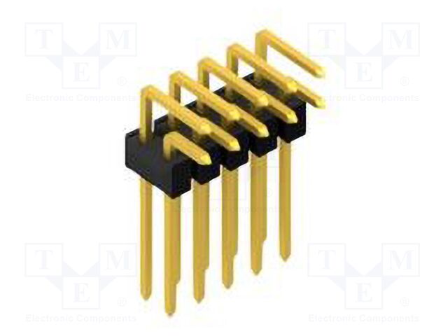Connector: pin strips; pin header; male; PIN: 10; 2.54mm; THT; 2x5