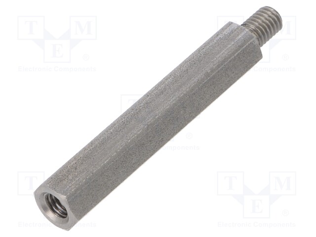 Screwed spacer sleeve; Int.thread: M5; 45mm; Ext.thread: M5