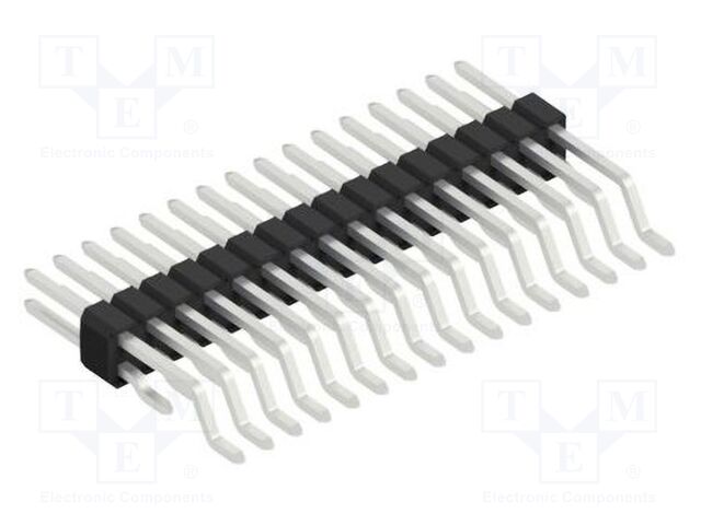 Connector: pin strips; pin header; male; PIN: 32; 1.27mm; SMT; 2x16
