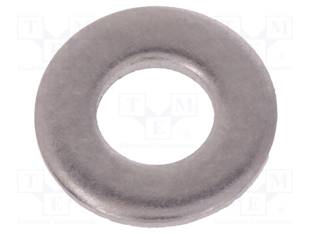 Washer; round; M2,5; D=6.5mm; h=0.5mm; acid resistant steel A4