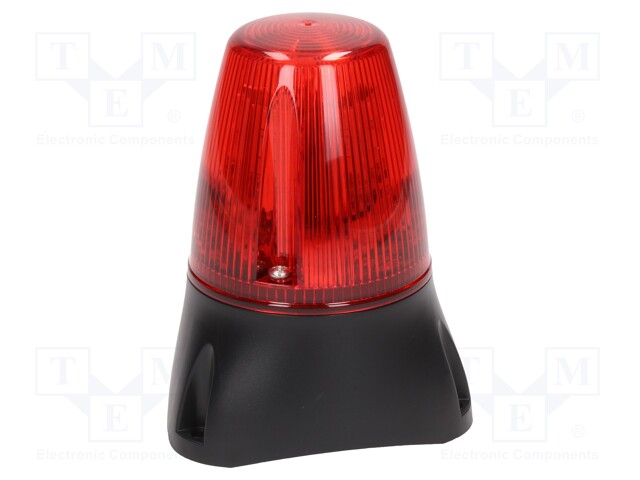 Signaller: lighting; continuous light,blinking light; red; IP65