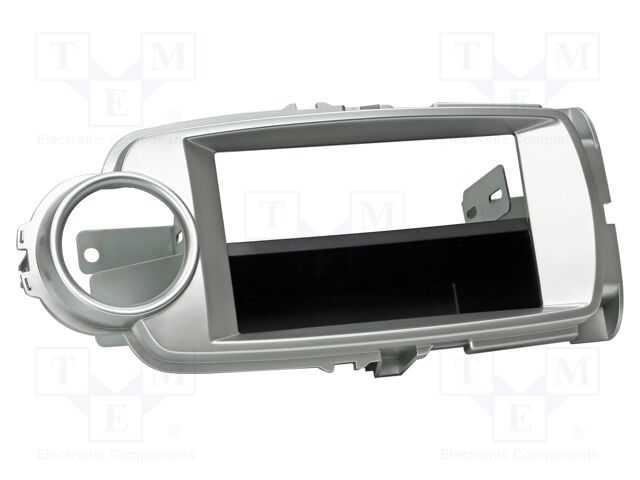 Radio frame; Toyota; 2 DIN; silver