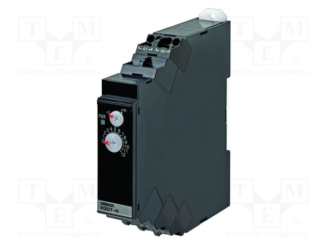 Timer; 1÷120s; SPDT; 250VAC/5A; 24÷48VAC; 24÷48VDC; DIN; -20÷60°C