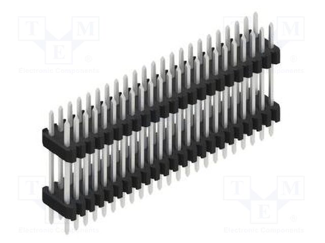 Connector: pin strips; pin header; male; PIN: 46; 1.27mm; THT; 2x23