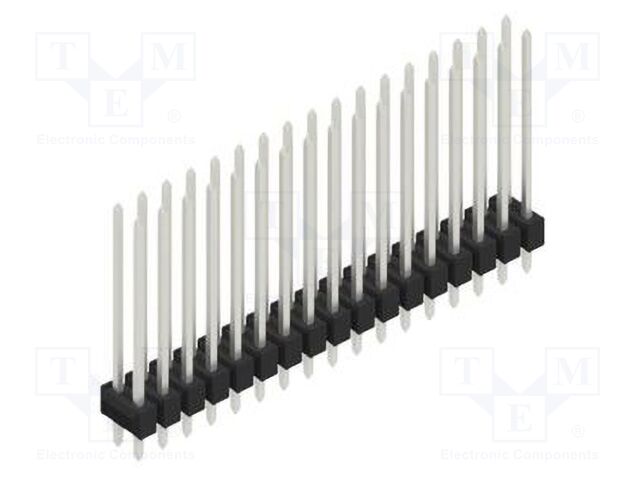 Connector: pin strips; pin header; male; PIN: 34; 2.54mm; THT; 2x17
