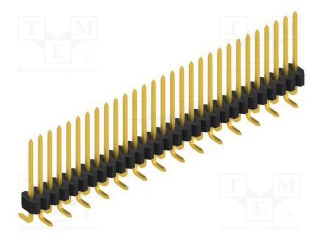 Connector: pin strips; pin header; male; PIN: 29; 1.27mm; SMT; 1x29