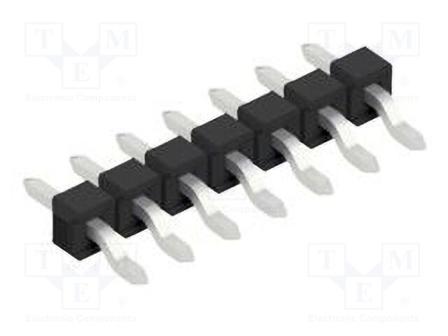 Connector: pin strips; pin header; male; PIN: 7; 2.54mm; SMT; 1x7