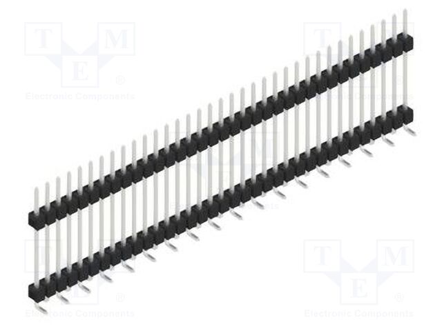 Connector: pin strips; pin header; male; PIN: 35; 2.54mm; SMT; 1x35