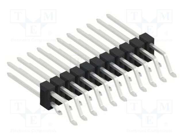 Connector: pin strips; pin header; male; PIN: 22; 2.54mm; SMT; 2x11