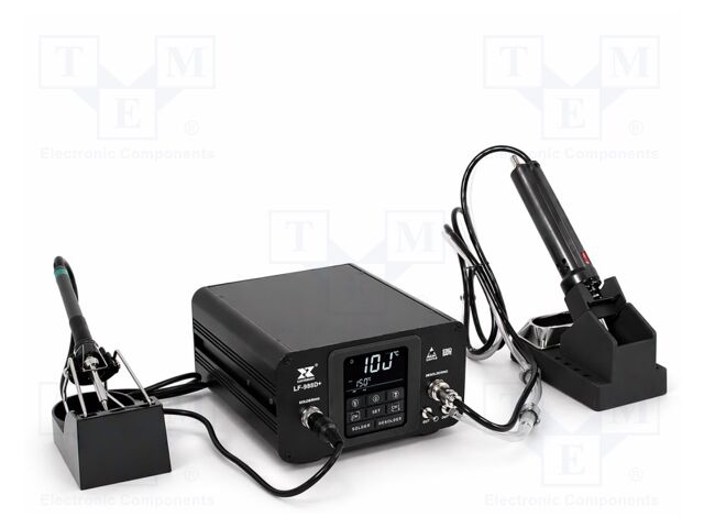 Station: soldering/desoldering; 100W; 100÷500°C; 100÷500°C; ESD