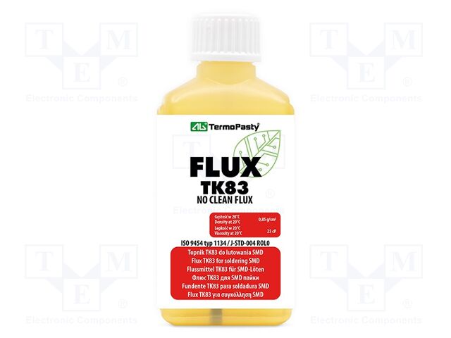 Flux: rosin based; No Clean; liquid; bottle; 0.05l
