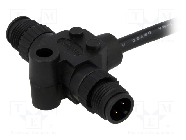 Splitter; cable,M12 male x2; A code-DeviceNet / CANopen; PIN: 4