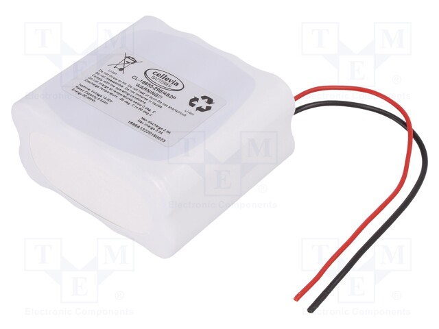 Re-battery: Li-Ion; Cell: SAMSUNG; MR18650; 14.6V; 5340mAh; 150mm