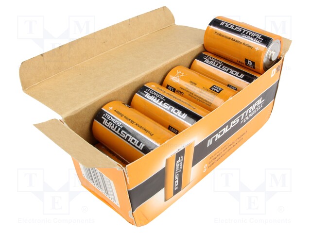 Battery: alkaline; 1.5V; D; Industrial; Batt.no: 10