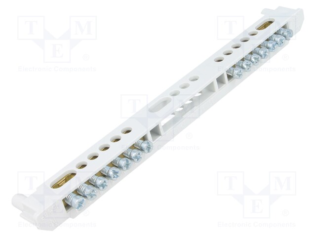 PE/N terminal rails; AK-09; for enclosures