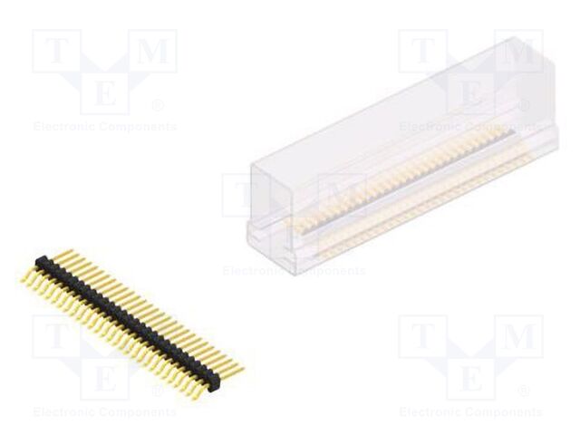 Connector: pin strips; pin header; male; PIN: 29; 1.27mm; SMT; 1x29