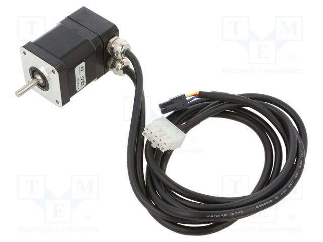 Motor: DC; 2-phase,bipolar,stepper; 24÷48VDC; encoder; 500mNm