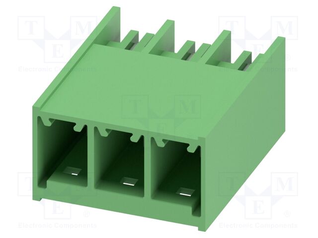 PCB headers, nominal cross section: 6 mm?, color: green, nom