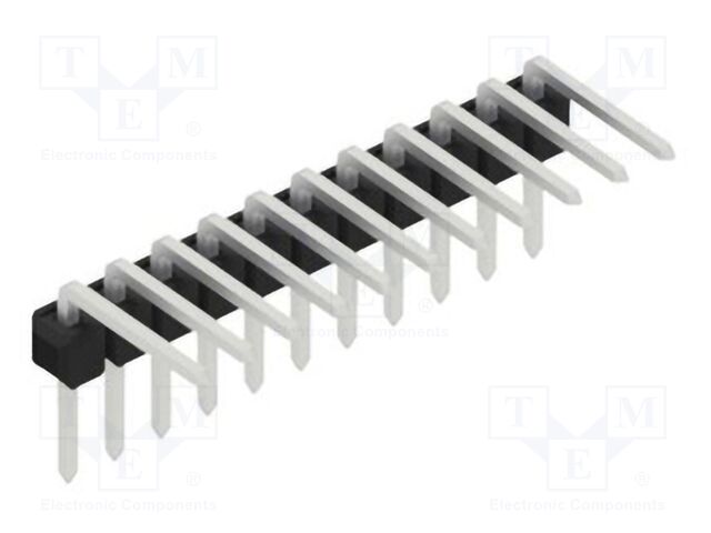 Connector: pin strips; pin header; male; PIN: 11; 2.54mm; THT; 1x11