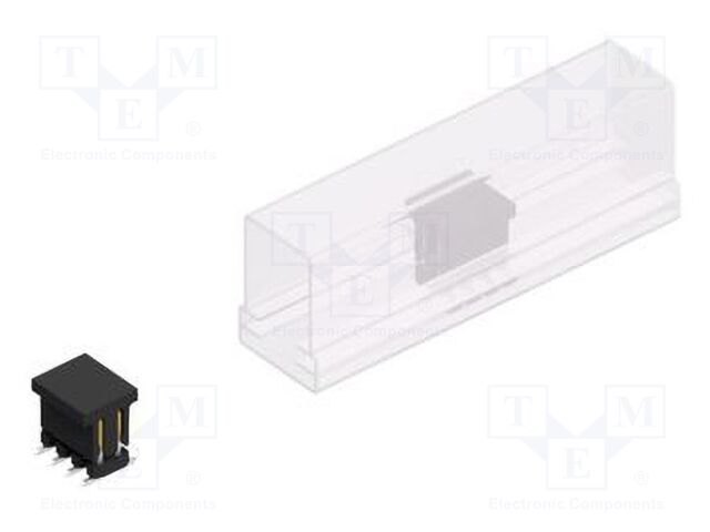 Connector: pin strips; pin header; male; PIN: 8; 2mm; SMT; 2x4; 100V