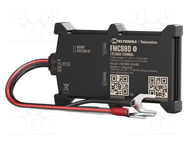 Module: GPRS/GNSS; Bluetooth: 4.0,BLE; accelerometer; 128MBFLASH