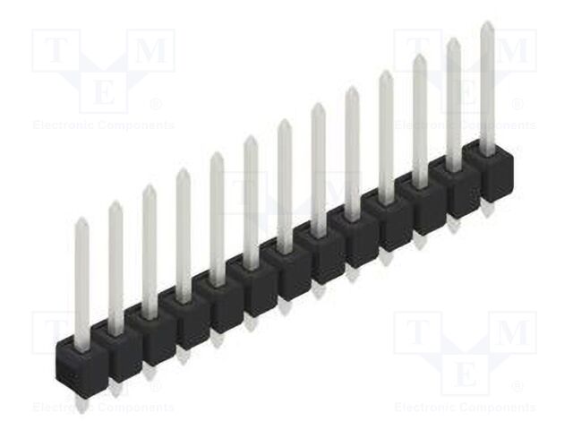 Connector: pin strips; pin header; male; PIN: 13; 2.54mm; THT; 1x13