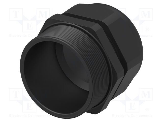 Cable gland; without nut; M75; 2; IP68; Mat: polyamide; black