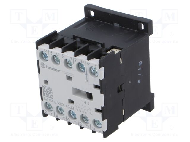 Contactor: 4-pole; for DIN rail mounting; 6K; IP20