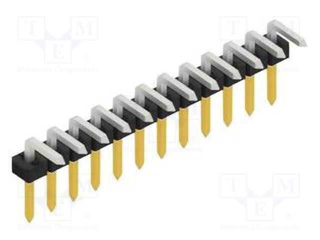 Connector: pin strips; pin header; male; PIN: 12; 2mm; THT; 1x12